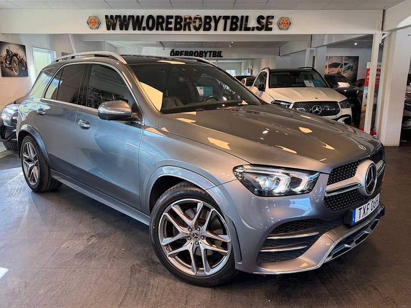 Bild 1 av Mercedes-Benz GLE 400 d 4MATIC AMG Drag Gps Pano Värmare Burmester SE UTR