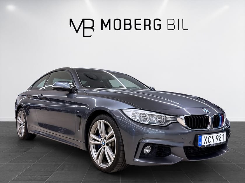 Bild 3 av BMW 435i xDrive Coupé 306hk Helg på Moberg! M Sport Shadow Line Skinn