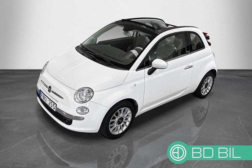 Bild 1 av Fiat 500C Fiat 1.2 TAKLUCKA NYSERVAD