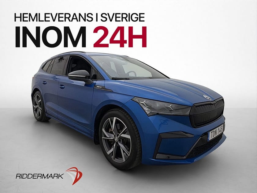 Bild 4 av Škoda Enyaq iV 80x Skoda 265hk Sportline Värmare Dragkrok Kamera MOMS