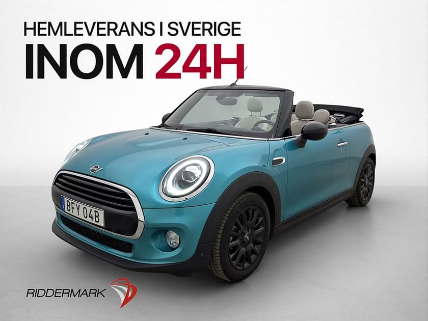 Bild 1 av MINI Cooper Convertible Pepper II Sensorer Skinn 1 Brukare