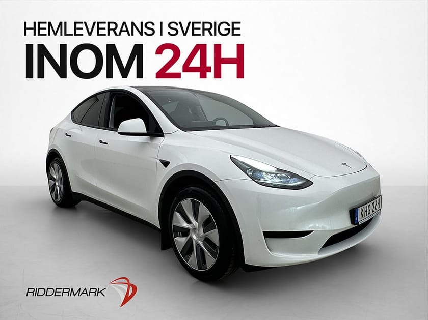 Bild 1 av Tesla Model Y Standard Range RWD Svensksåld Pano MOMS Drag
