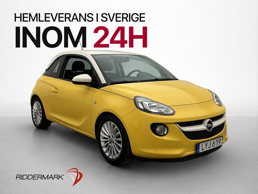 Bild 1 av Opel Adam 1.4 Easytronic 87hk 2 Brukare Bluetooth 0,5L/mil