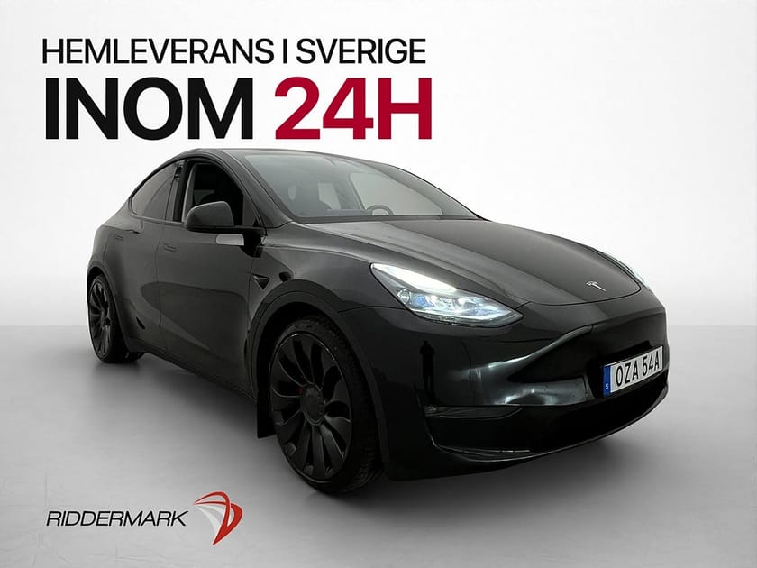 Bild 1 av Tesla Model Y Performance AWD Svensksåld Panorama MOMS