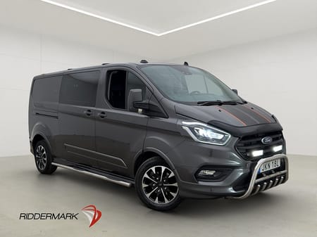 Ford Transit Custom 290 transit-custom CrewVan Sport L2 185hk Värm Drag Moms