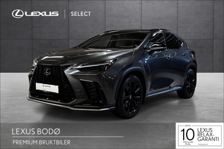 Lexus NX 450h+ F-Sport/Ladbar hybrid/AWD/Rentekampanje 1,95%