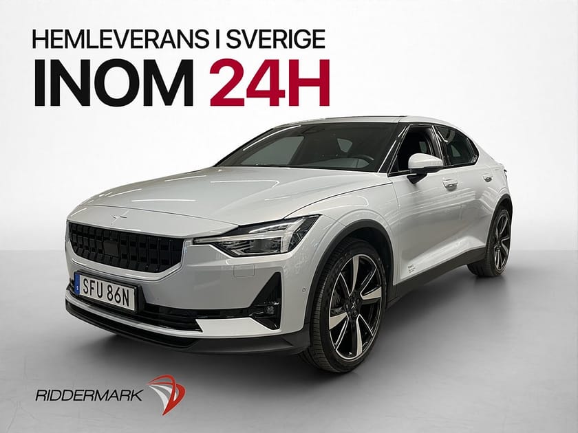 Bild 1 av Polestar 2 Long Range Dual Motor 408hk Pano H/K Drag 360°