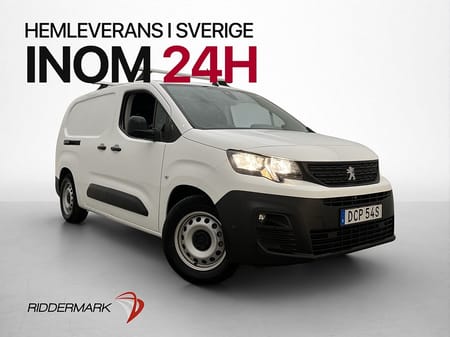 Peugeot e-Partner L2 Drag PDC V-Inr Farthållare CARPLAY Moms
