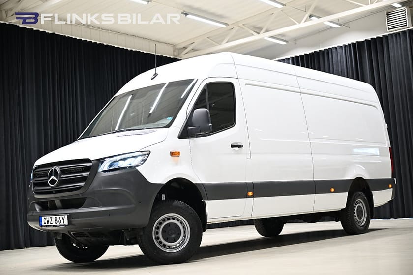 Bild 2 av Mercedes-Benz Sprinter 319 CDI 4x4 Panel Van 190HK XL-Skåp|Servicebil|Påkostad|Leasebar