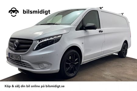 Mercedes-Benz Vito 119 CDI 2.8t Lång Drag Inredd Navi Kamera Värmare Läder 3sits