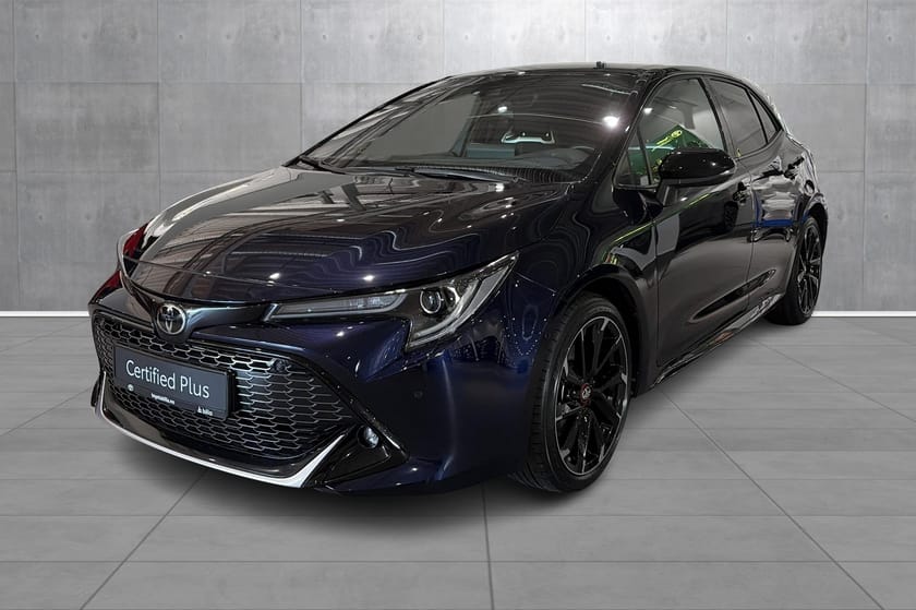 Bilde 1 av Toyota Corolla Hybrid 5dørs, 2.0l GR-Sport, velholdt, mørk blå med sort tak