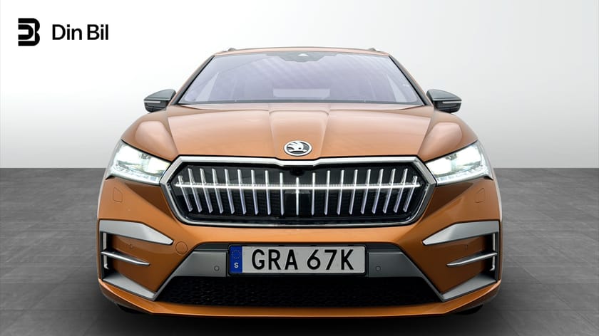Bild 4 av Škoda Enyaq 85x L&K Drag | Panorama | Läderklädsel