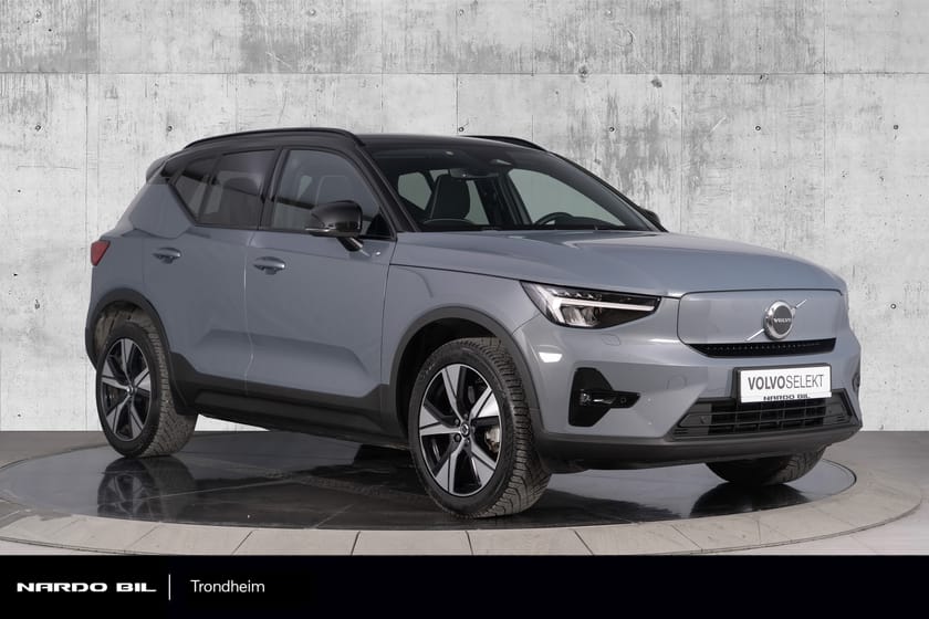 Bilde 1 av Volvo XC40 Recharge Single Motor Plus 231 hk. Varmepumpe/VOC/Adaptiv CC/Oppv.Ratt
