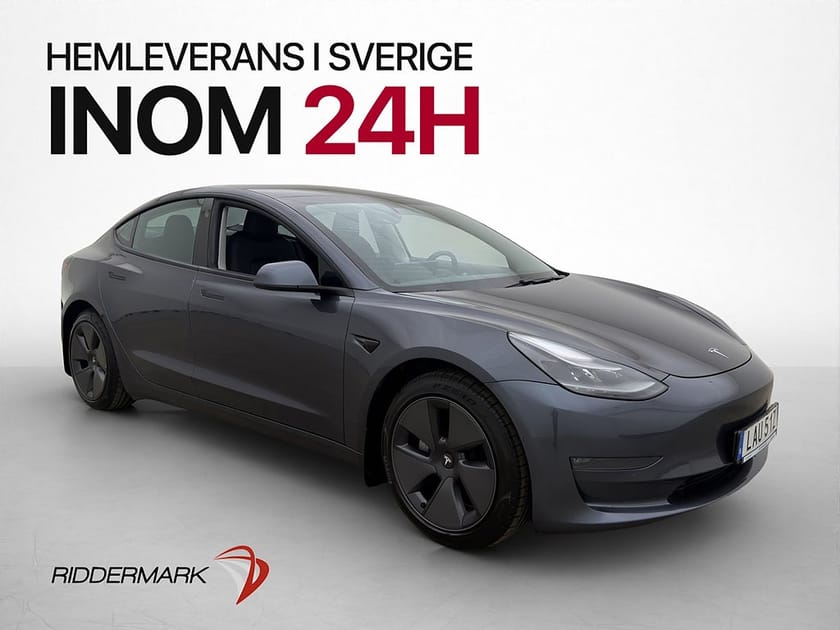 Bild 1 av Tesla Model 3 Long Range AWD 440hk Moms Autopilot Värmepump