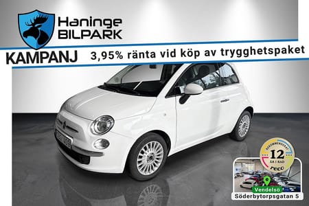 Fiat 500 1.2 8V LOUNGE SUPERDEAL 3.95% / TAKLUCKA / KAMREM BYTT