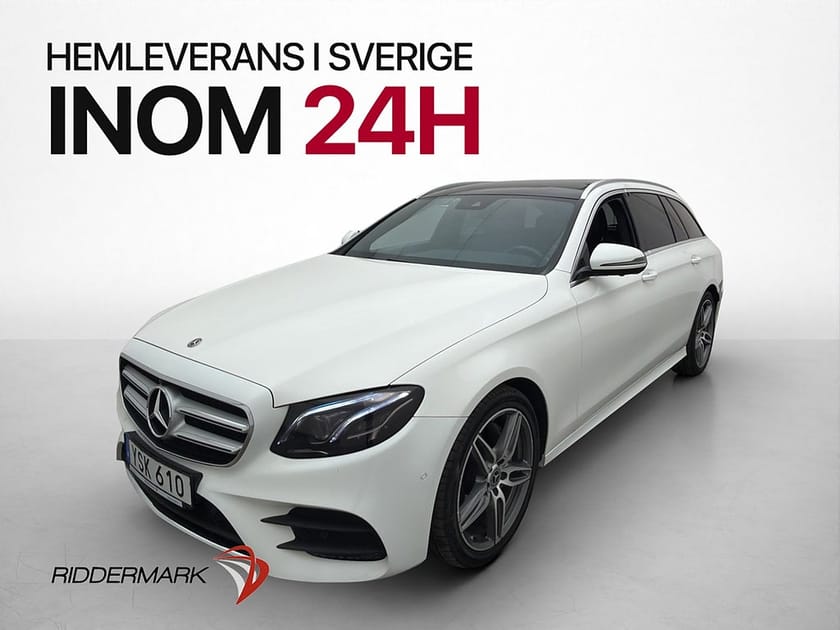 Bild 3 av Mercedes-Benz E 220 T d 4MATIC E220 AMG Pano 360° Värmare Drag