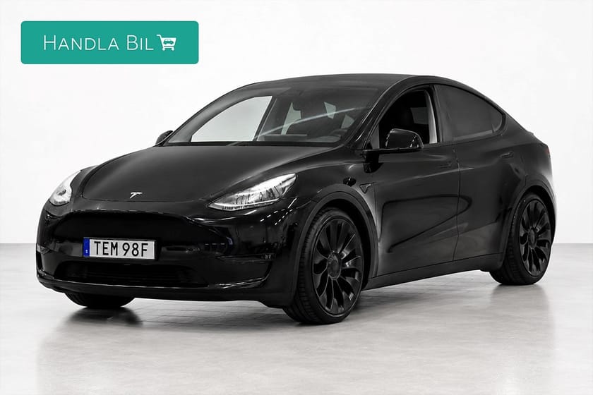 Bild 1 av Tesla Model Y Performance Autopilot Pano Drag  Skinn Rattv Moms 534hk