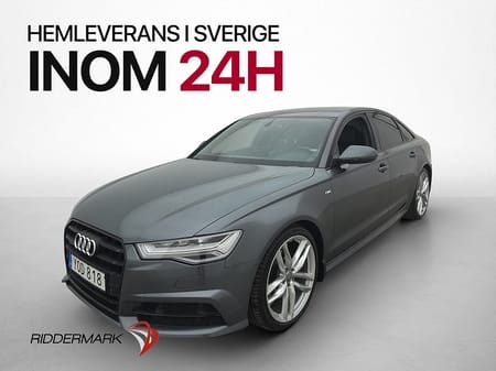 Audi A6 Sedan 2.0 TDI Quattro 190hk S-Line D-Värmare Navi Dragkrok