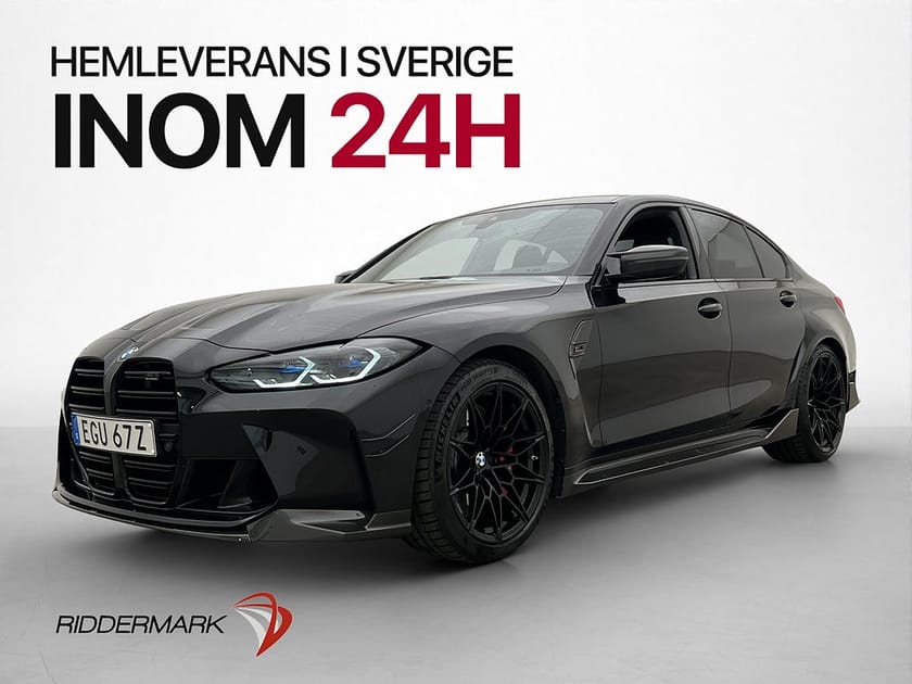 Bild 1 av BMW M3 Competition xDrive Sedan 510hk Milltek Skalstolar PPF