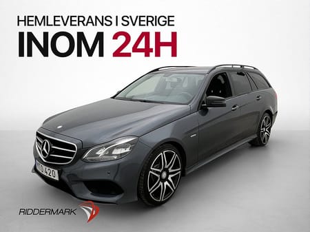 Mercedes-Benz E 220 T BlueTEC E220 170hk AMG Night Navi Sensorer Halvskinn