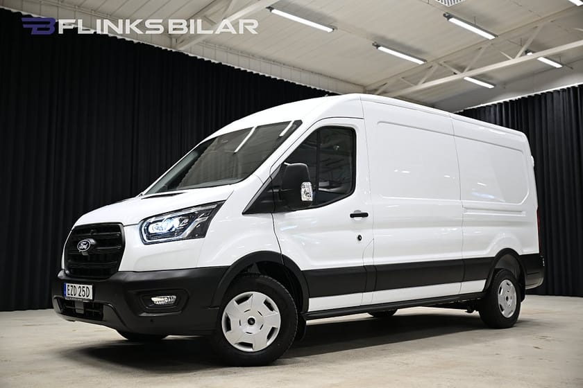 Bild 1 av Ford Transit 350 2.0 165HK Automat|Facelift|LED|Drag|Värmare|Nybil