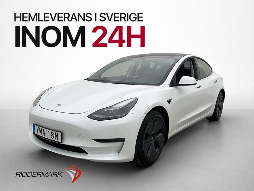 Bild 3 av Tesla Model 3 Long Range AWD Rattvärme Skinn Svensksåld MOMS