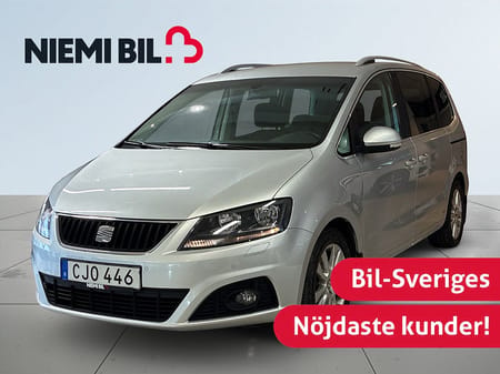 SEAT Alhambra 7-Seater 7-Sits 2.0 4D Dragkrok Mvärme Bkamera Farthållare S&V