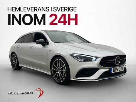 Mercedes-Benz AMG CLA 35 4MATIC Shooting Brake CLA35 4M Pano Night Wide Drag MOMS