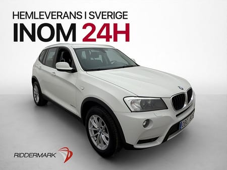 BMW X3 xDrive20d 184hk P-sensor Bluetooth Farthållare