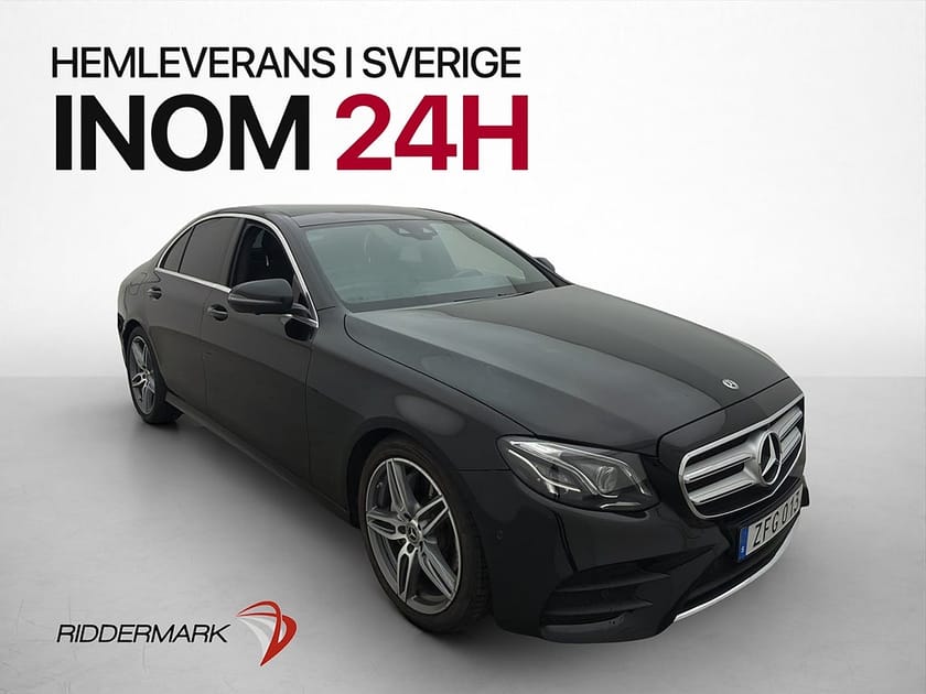 Bild 1 av Mercedes-Benz E 200 E200 AMG HUD Pano Burm Wide 360° Värmare
