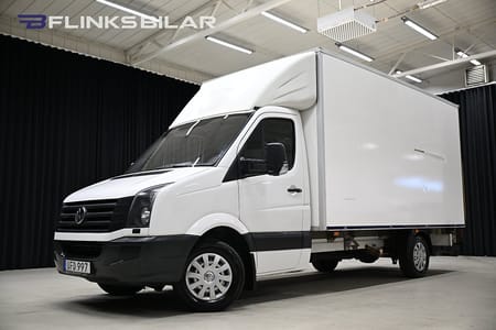 Volkswagen Crafter Chassi TDI 163HK Volymskåp|BG-Lyft|Värmare|NyKamrem|