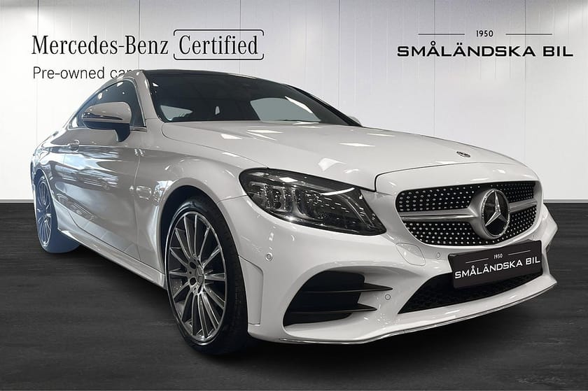 Bild 2 av Mercedes-Benz C 300 Coupé 9G-Tronic AMG Line Taklucka/Skinn