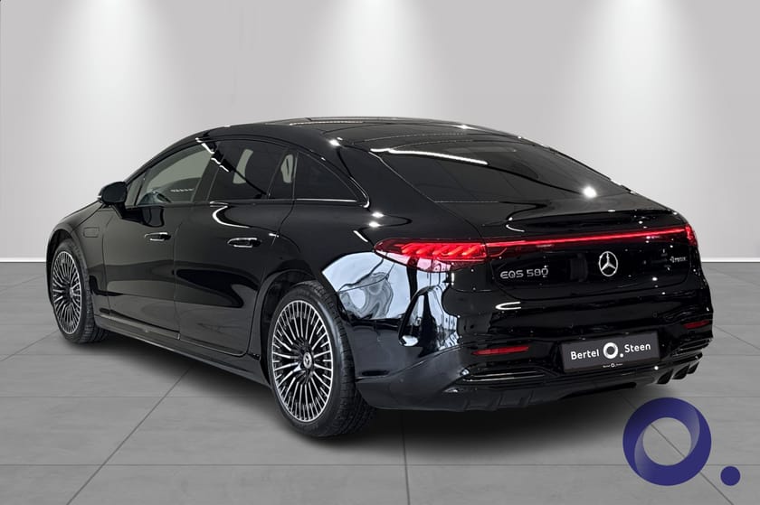 Bilde 3 av Mercedes-Benz EQS 580 4MATIC Hyperscreen, 10g bakakselstyring, Pano