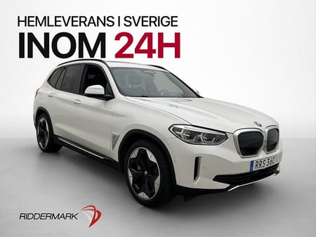 BMW iX3 286hk Pano H/K HUD Drag 360° Elstolar Skinn MOMS