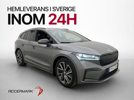Škoda Enyaq iV 80x Skoda 82kWh Sportline Matrix Kamera Värm Drag