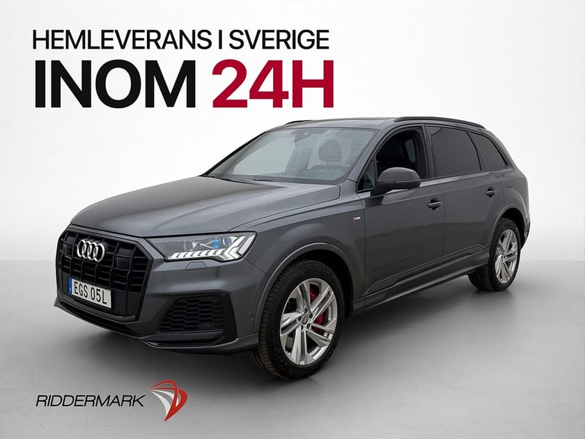 Bild 3 av Audi Q7 60 TFSI e quattro Q S-Line Cockpit Pano BOSE HUD 360° Skinn