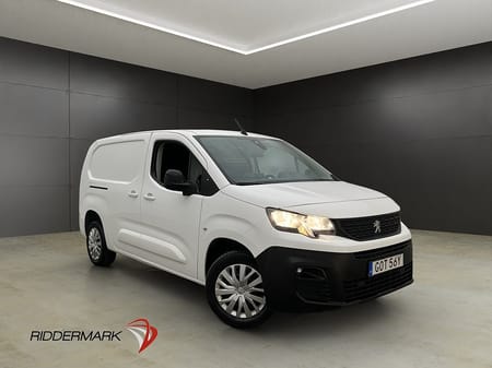 Peugeot Partner Utökad Last L2 Ny-Kamrem Värm CARPLAY Drag B-Kamera Moms