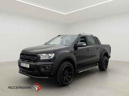 Ford Ranger Dubbelhytt Wildtrak 213hk 4x4 Värm Diff Drag CARPLAY Moms
