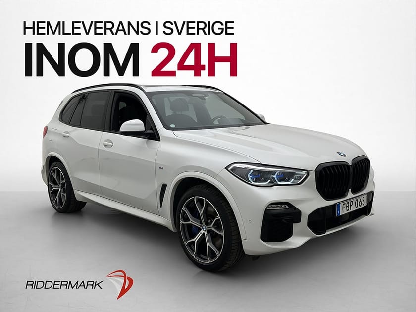Bild 1 av BMW X5 xDrive45e iPerformance M-Sport Pano HuD H/K Luftfjädr