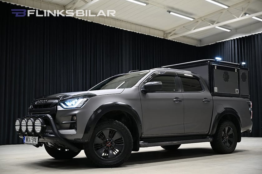 Bild 3 av Isuzu D-Max Crew Cab 163HK Automat|Hundkåpa|Skärmbreddare|Frontbåge|SeUtr!!