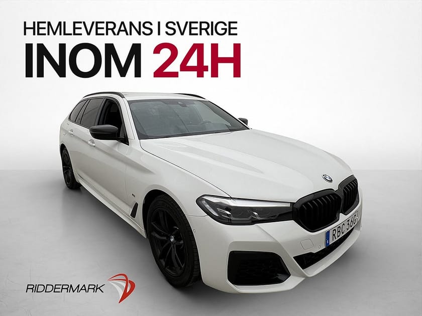 Bild 1 av BMW 530e xDrive Touring 292hk M Sport Kamera Ambient Cockpit Drag