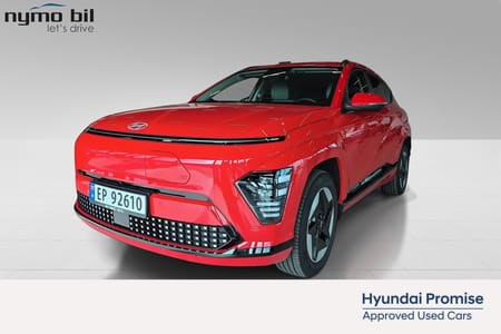 Hyundai Kona Electric Long Range Premium LR - Grått interiør, 360kamera, Skinn, HUD