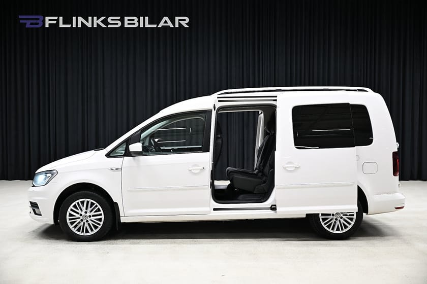 Bild 5 av Volkswagen Caddy Maxi Life DSG 150HK 7-Sits|Nedlackad|Dubbeldörr|SeUtr!