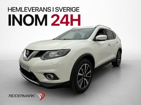 Nissan X-Trail dCi 130hk Tekna Pano Navi 360° Skinn Dragkrok