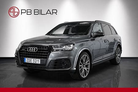 Audi Q7 3.0 TDI Q S Line 7-Sits Valcona Pano cockpit Ambient