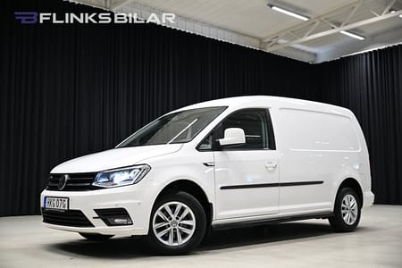 Volkswagen Caddy Maxi Van DSG 102HK Nedlackad|LED|V-Inredd|Drag|Värmare|Leasbar