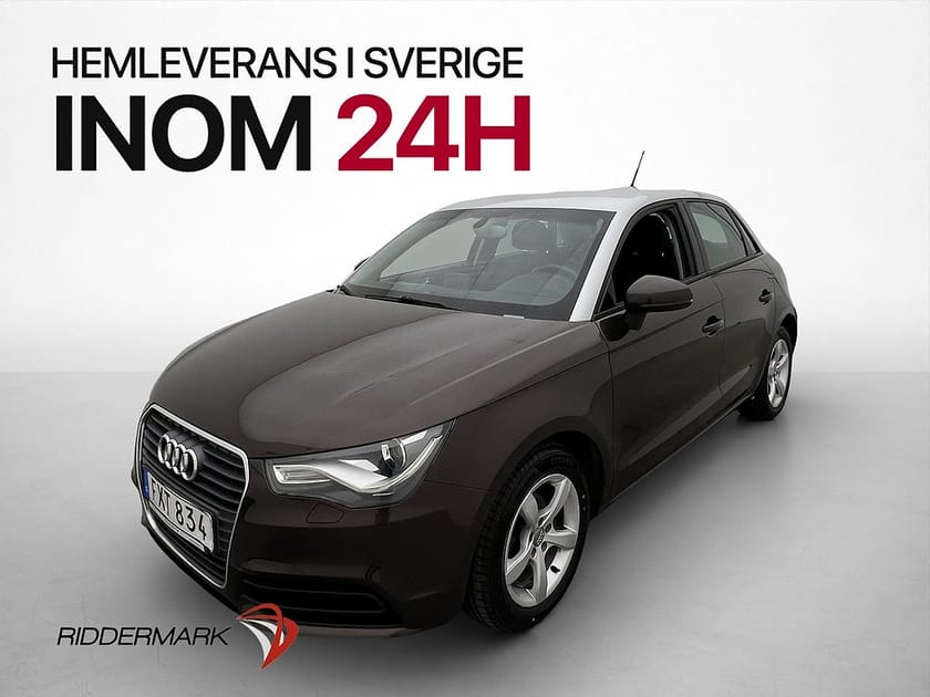 Bild 1 av Audi A1 Sportback 1.6 TDI Sport 0.42l/mil Isofix Nyservad Låg skatt