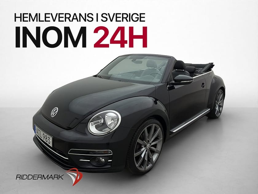 Bild 3 av Volkswagen Beetle Cabriolet TSI 150hk Premium Fender Skinn
