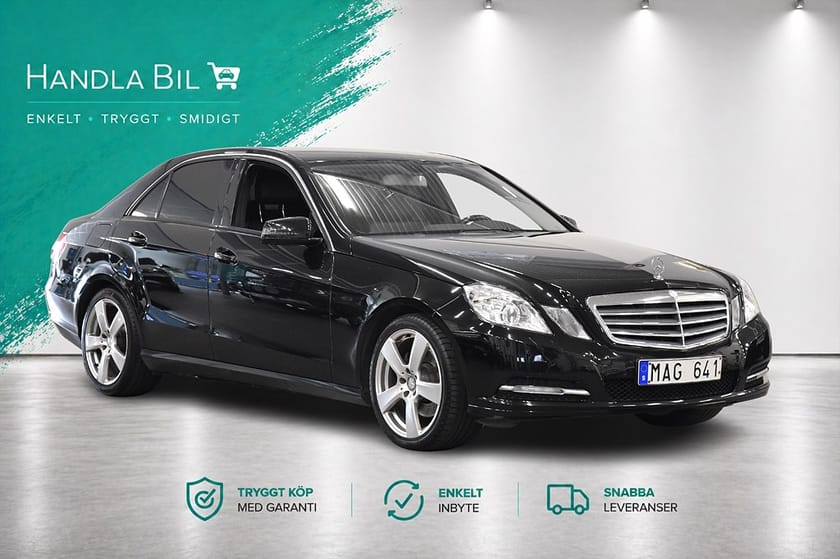 Bild 4 av Mercedes-Benz E 200 CDI BE Skinn Navi Nybes BT 1 ägare 136hk