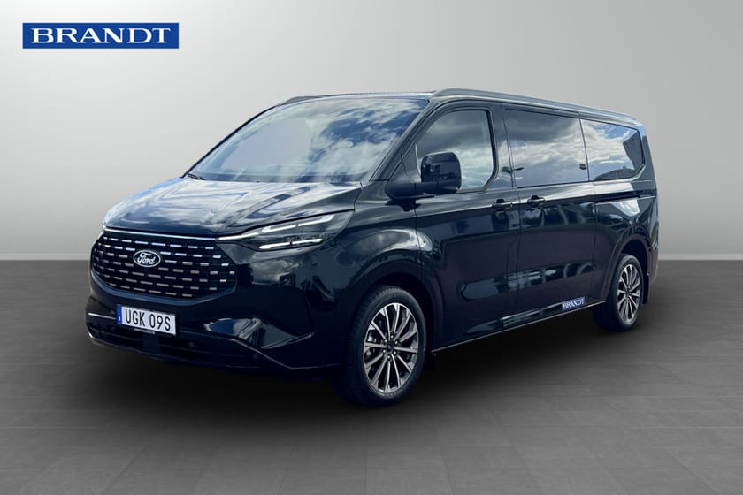 Bild 1 av Ford Tourneo Custom 340 Plug-in Hybrid Titanium X 340L LWB 2.5L PHEV 227hk CVT AT FWD Bensin
